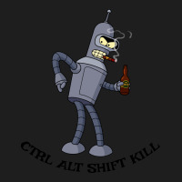 Futurama Ctrl Alt Shift Kill Bender Heavyweight Hoodie | Teevron