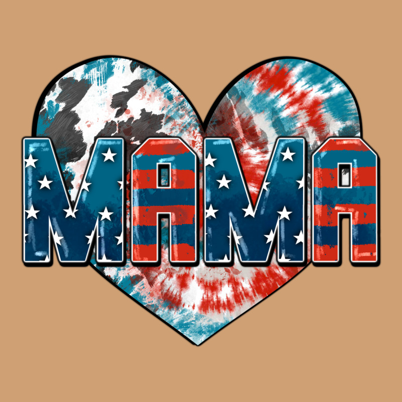 American Mama Heart Vintage Tee by FaDigitalArtStudio | Teevron