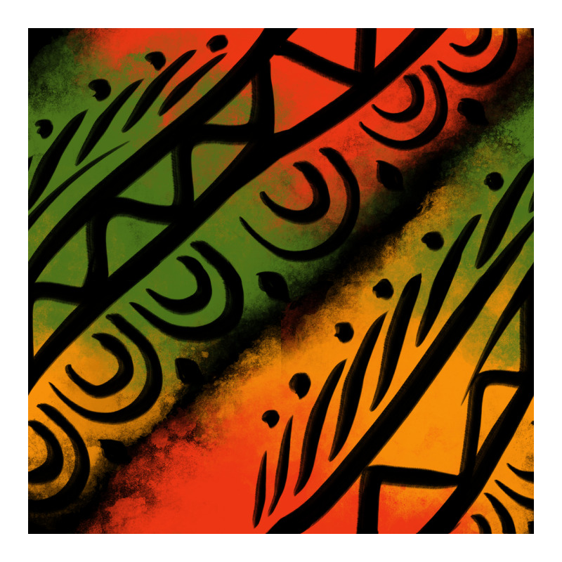 African Tribal Seamless Pattern Long Sleeve Tee by BundleAndBundleShop | Teevron