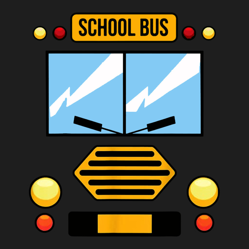 School Bus Costume Cool Halloween Heavyweight Hoodie by artisFamous | Teevron