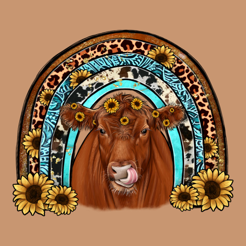 Red Angus Rainbow Heavyweight Hoodie by JahusDesignShop | Teevron