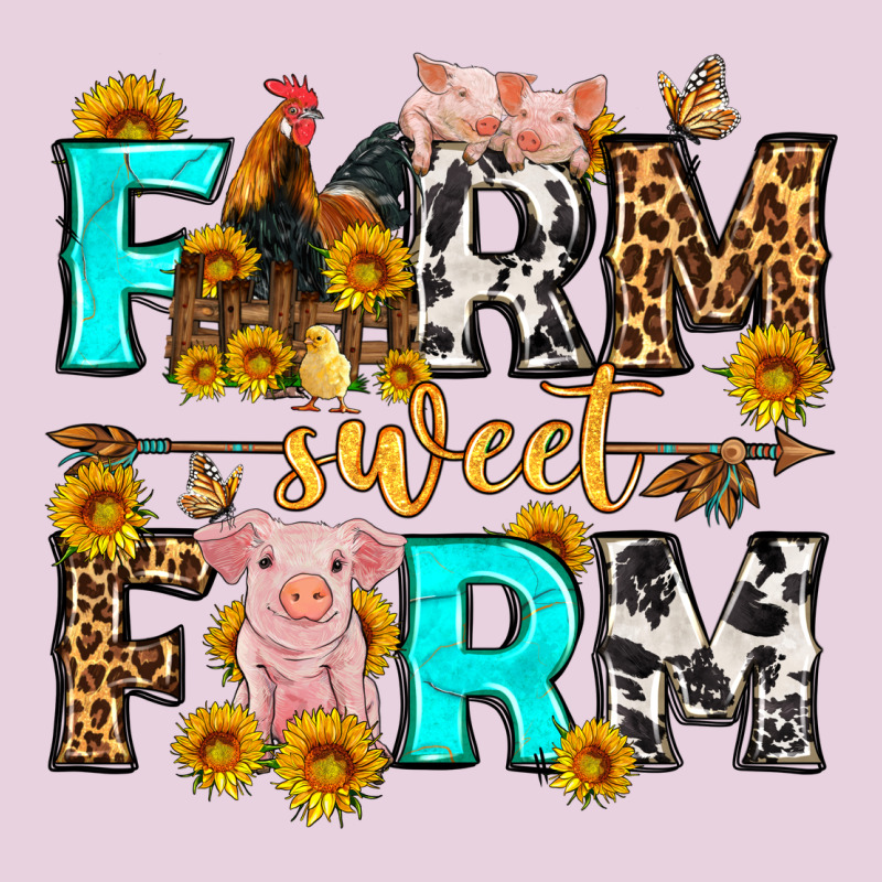 Farm Sweet Farm Western  Olivia Ladies Tee by OliviaCreatesArt | Teevron