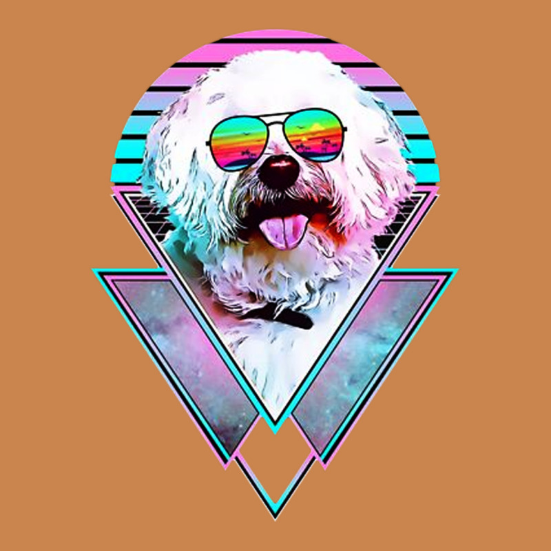 Bichons Frise Dog Vintage Heavyweight Hoodie by artisFamous | Teevron