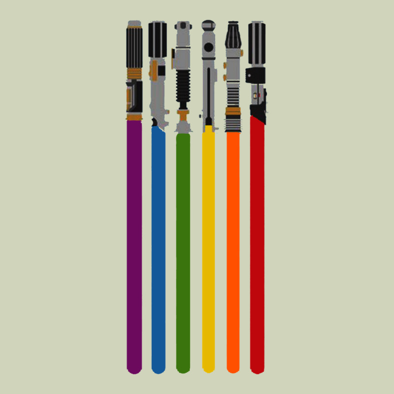 Rainbow Lightsaber Heavyweight Hoodie by artisFamous | Teevron