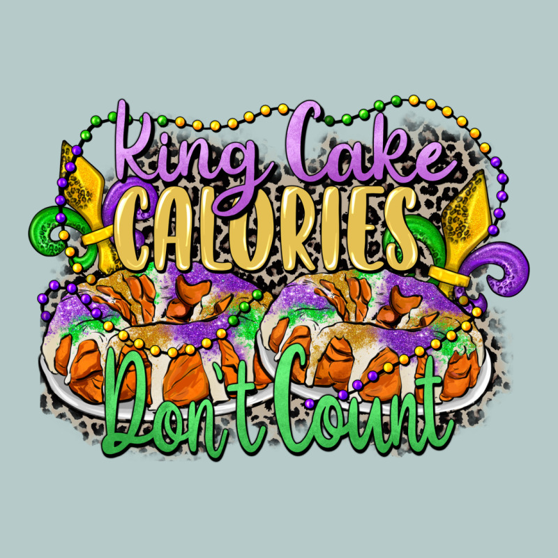 King Cake Calories Dont Count Heavy Core Tee by CowGirlArtShop | Teevron