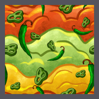 Mexican Sauce And Jalapeno Seamless Pattern Vintage Hoodie | Teevron
