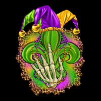 Mardi Gras With Skeleton Hand Premium Tee | Teevron