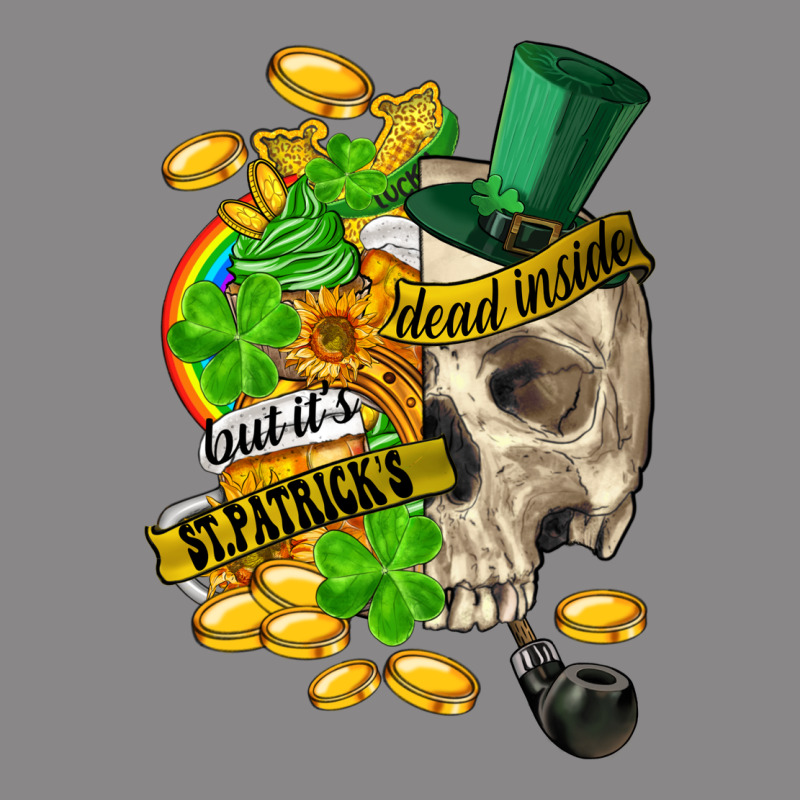 When You Are Dead Inside But Its St.patricks Vintage Tee by FaDigitalArtStudio | Teevron