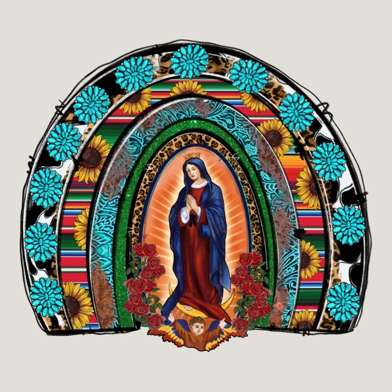 Lady Of Guadalupe Rainbow Heavy Core Tee by RanaPortraitStore | Teevron