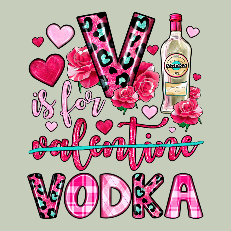 V Is For Vodka Ladies Tee by OliviaCreatesArt | Teevron