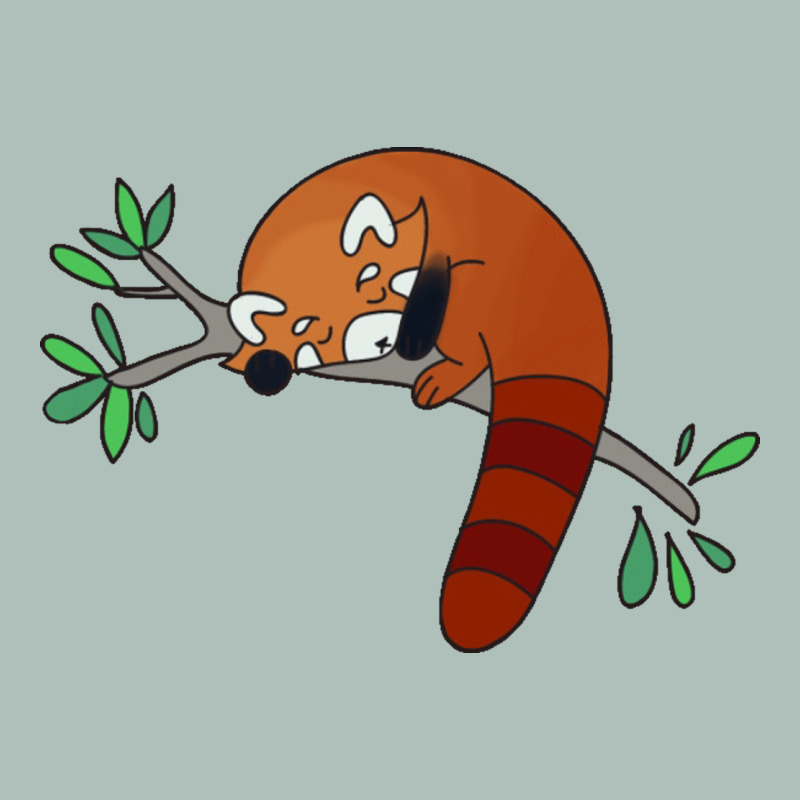 Red Panda Sleeping Heavyweight Hoodie by artisFamous | Teevron