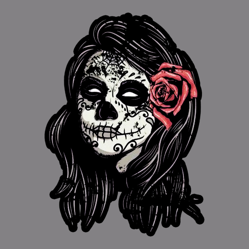 Sugar Skull Lady Heavyweight Hoodie by artisFamous | Teevron