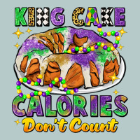 King Cake Calories Dont Count Mardi Gras Heavy Core Tee | Teevron