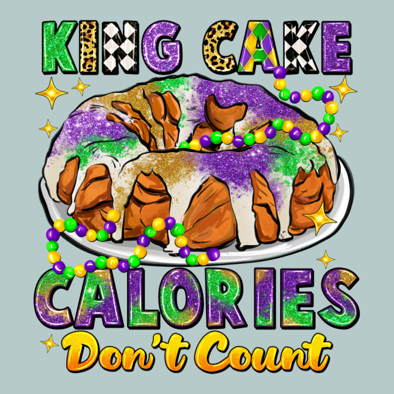 King Cake Calories Dont Count Mardi Gras Heavy Core Tee by CowGirlArtShop | Teevron
