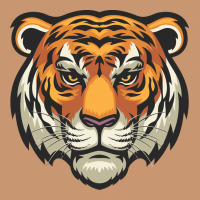 Tiger Vector Face Heavyweight Hoodie | Teevron