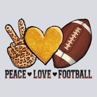 Peace Love Football Zipper Hoodie | Teevron