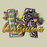 Louisiana Leopard Mardi Gras 12 Inches 300 Dpi Heavy Core Tee | Teevron