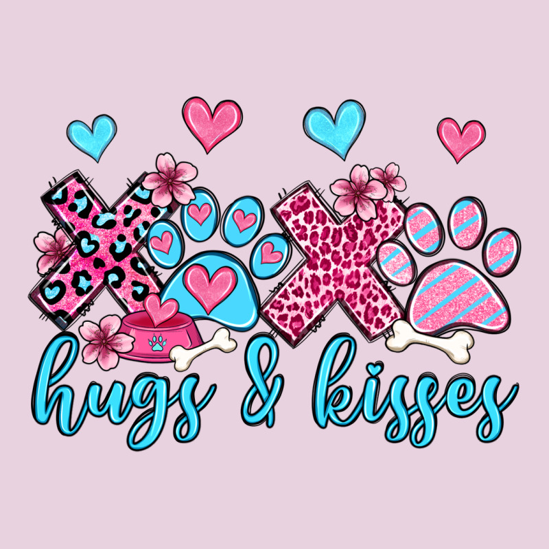 Xoxo Hugs And Kisses Paws Olivia Ladies Tee by OliviaCreatesArt | Teevron