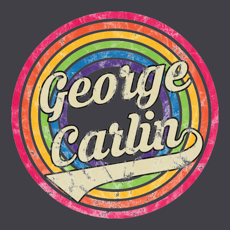 George Carlin   Retro Rainbow Faded Style Heavyweight Hoodie by artisFamous | Teevron