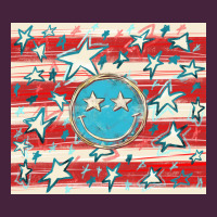 America Flag Smiley  Tumbler Premium Tee | Teevron