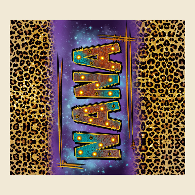 Leopard Nana Tumbler Ladies Tee by FaDigitalArtStudio | Teevron