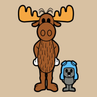 Rocky And Bullwinkle Heavyweight Hoodie | Teevron