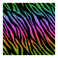 zebra glitter seamless pattern | Teevron