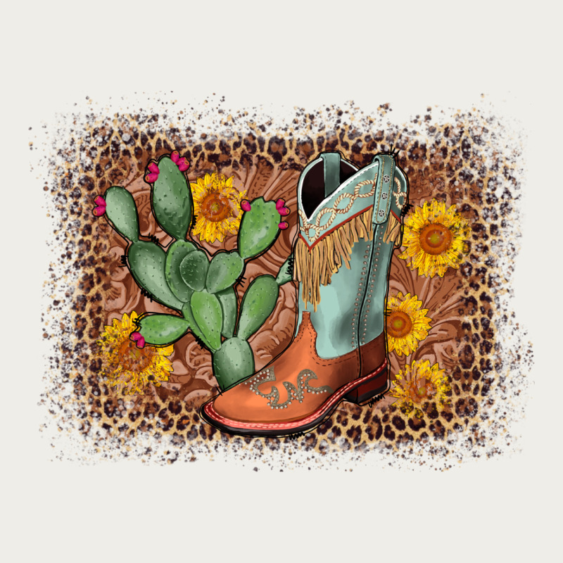 Cowboy Boots Cactus Leopard Zipper Hoodie by AdoDesignShop | Teevron