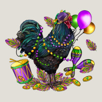 Mardi Gras Chicken Heavy Core Tee | Teevron