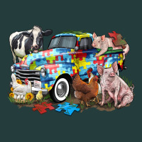 Autism Truck With Farm Animals Classic Tee | Teevron