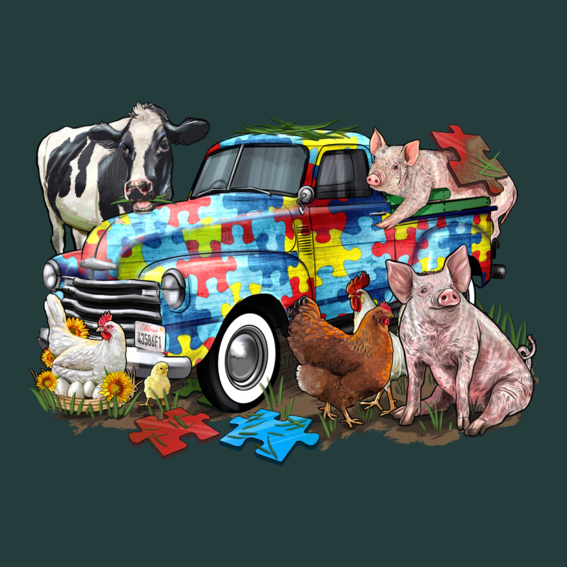 Autism Truck With Farm Animals Classic Tee by CowGirlArtShop | Teevron