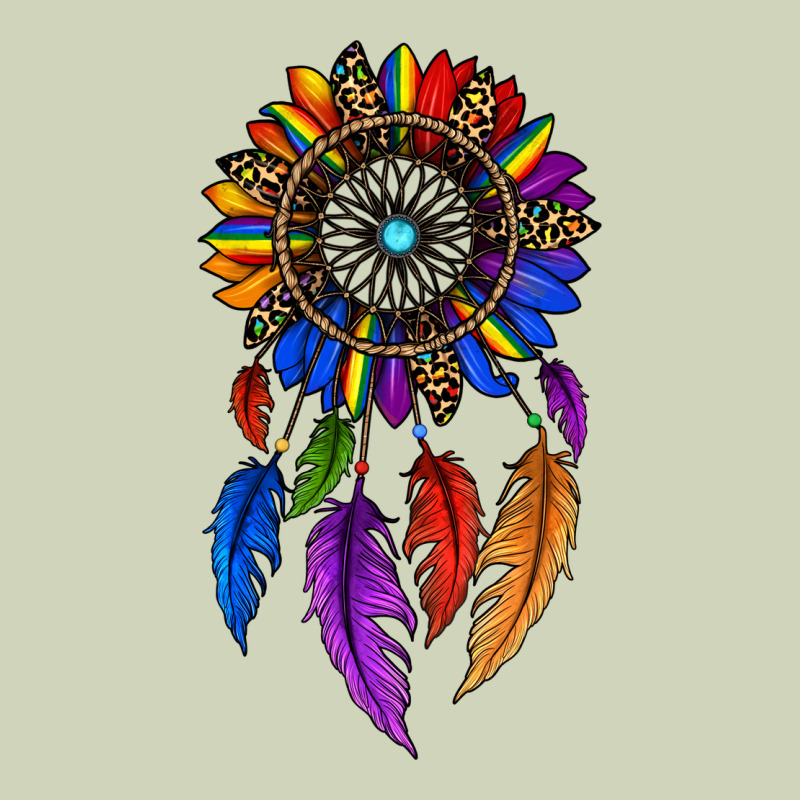 Pride Sunflower Dreamcatcher Heavyweight Hoodie by JahusDesignShop | Teevron