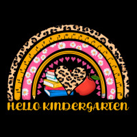 Back To School Rainbow Hello Kindergarten Heavyweight Sweatshirt | Teevron