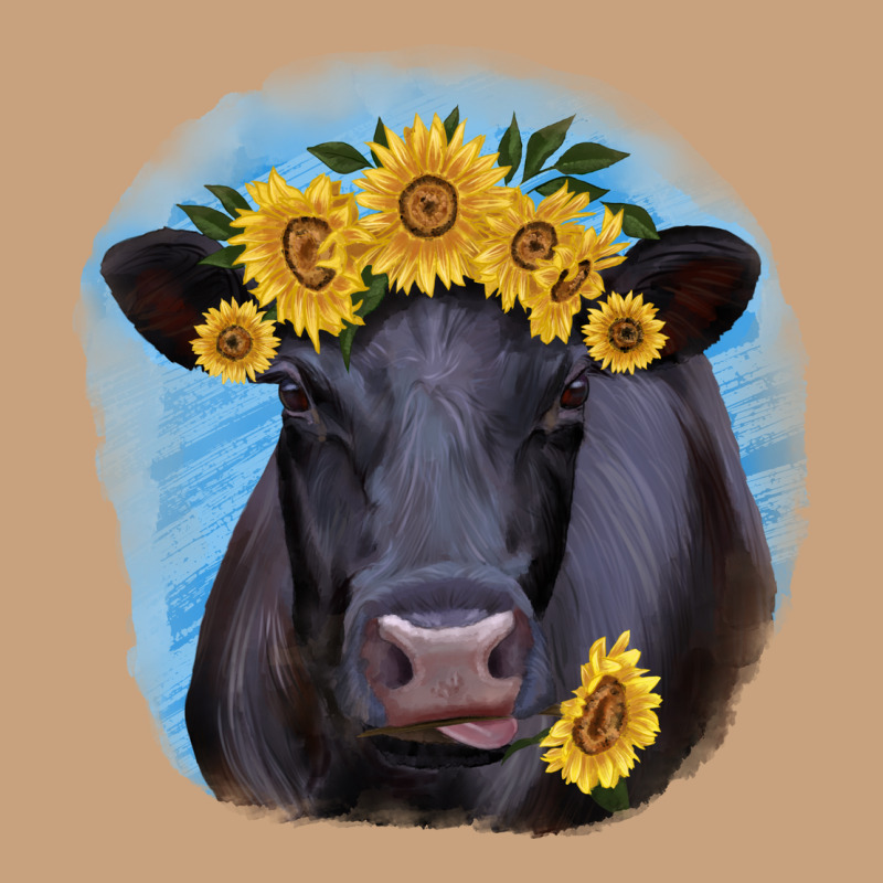 Black Angus With Sunflower Vintage Tee by Jasminsmagicworld | Teevron