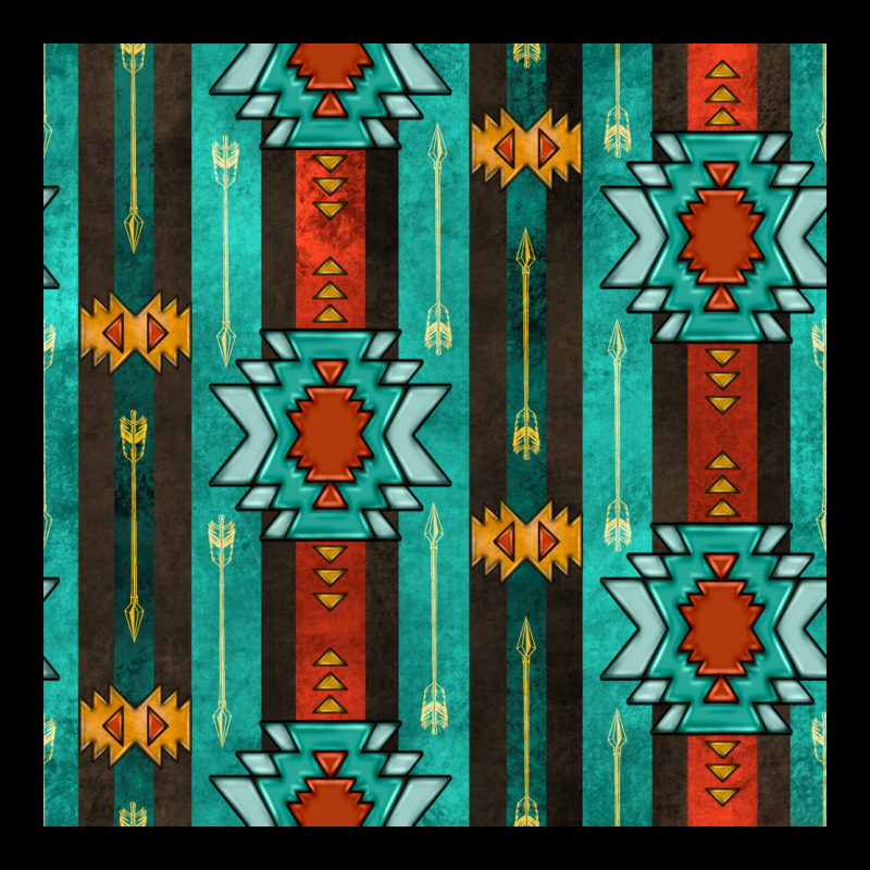 Native American Aztec Seamless Pattern 5 Long Sleeve Tee by BundleAndBundleShop | Teevron