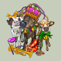 Little Cows And Mardi Gras Party Olivia Ladies Tee | Teevron