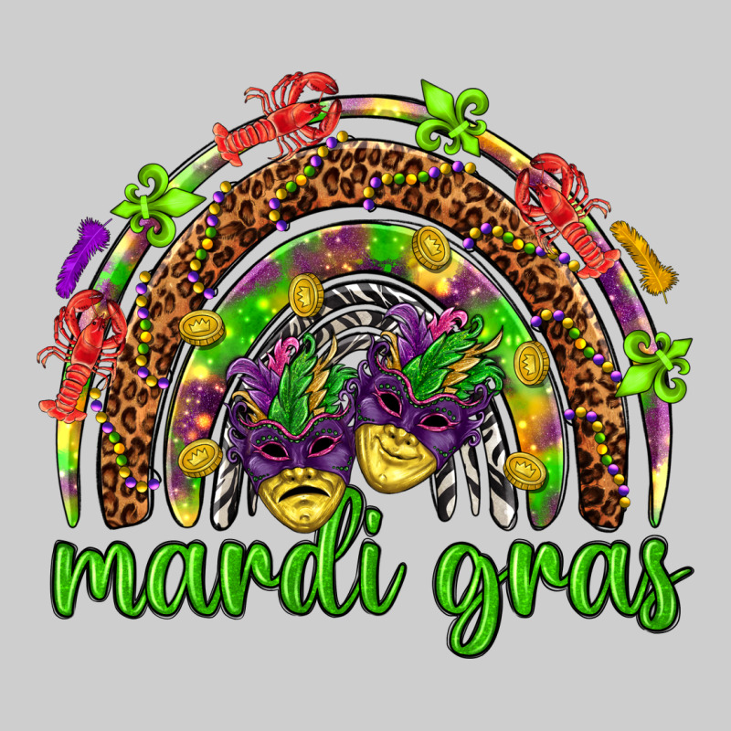 Mardi Gras Rainbow And Masks Premium Tee by HowdyJamesFarm | Teevron