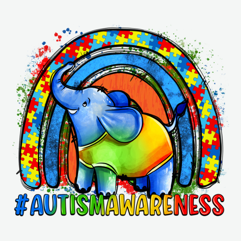 Autism Awareness Autism Elephant Urban Heavy Tee by FaDigitalArtStudio | Teevron