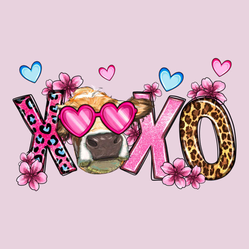 Xoxo Cow Valentine's Day Ladies Tee by OliviaCreatesArt | Teevron