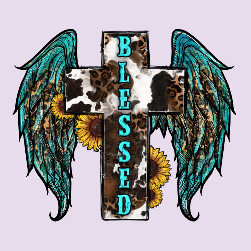 Western Wings Cross Blessed Premium Hoodie by RanaPortraitStore | Teevron