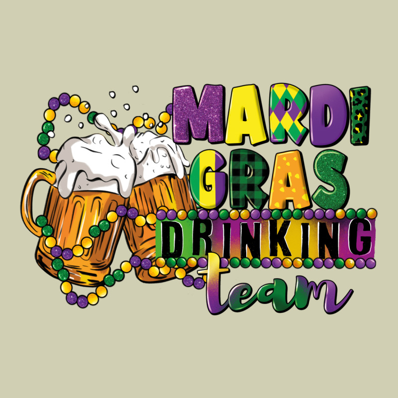 Mardi Gras Drinking Team 12 Inches 300 Dpi Heavy Core Tee by CowGirlArtShop | Teevron