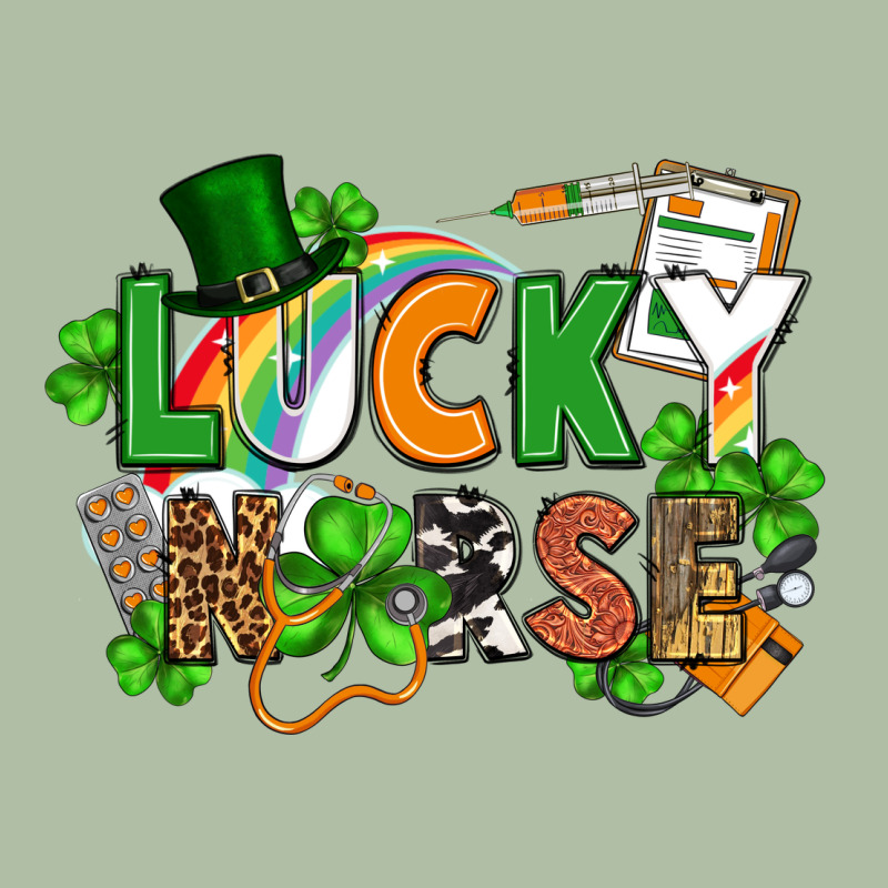 Lucky Nurse St. Patrick's Day Urban Heavy Tee by FaDigitalArtStudio | Teevron