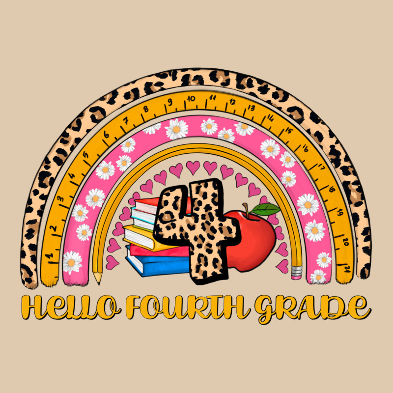 Back To School Rainbow Hello Fourth Grade Heavyweight Sweatshirt by AdoDesignShop | Teevron