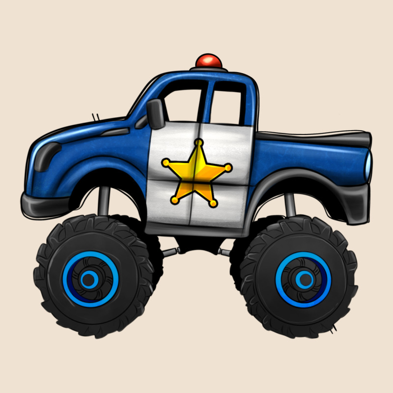 Police Car Monster Truck Urban Heavy Tee by Jasminsmagicworld | Teevron