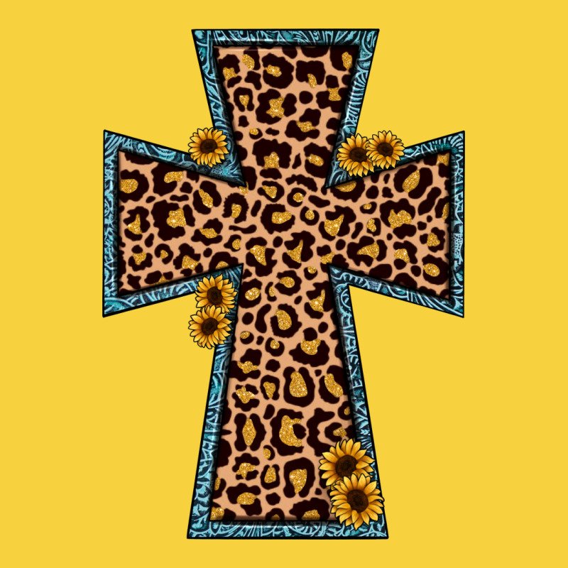 Leopard Sunflower Cross Premium Sweatshirt by JahusDesignShop | Teevron