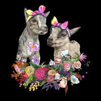 Floral Baby Goats Premium Tee | Teevron