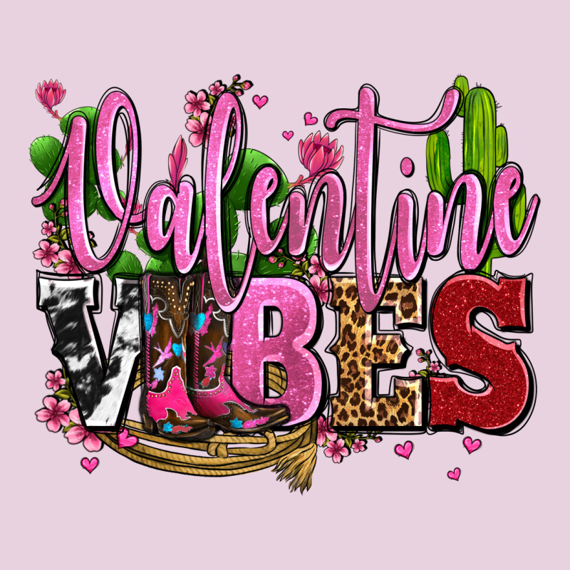 Valentine Vibes With Cowgirl Boots Olivia Ladies Tee by OliviaCreatesArt | Teevron