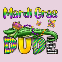 Mardi Gras Dude Alligator Olivia Ladies Tee | Teevron