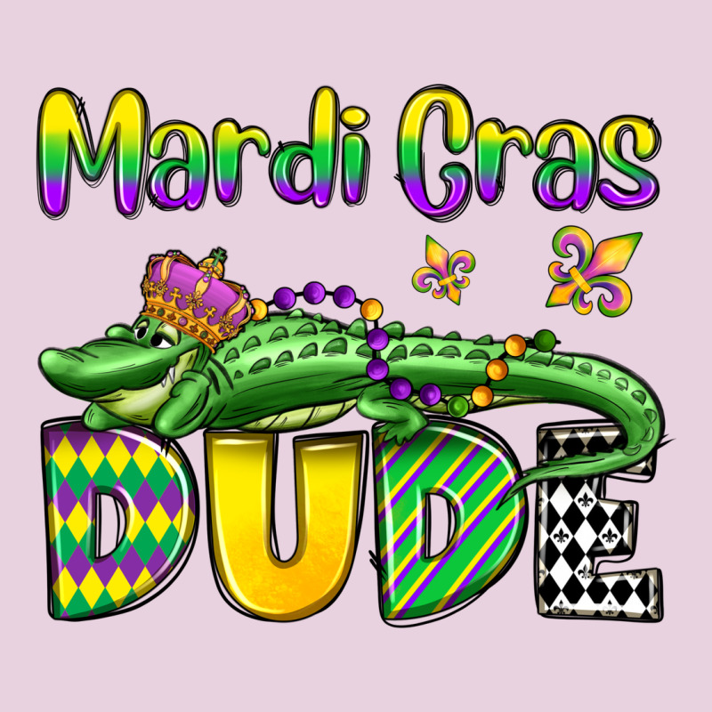 Mardi Gras Dude Alligator Olivia Ladies Tee by OliviaCreatesArt | Teevron