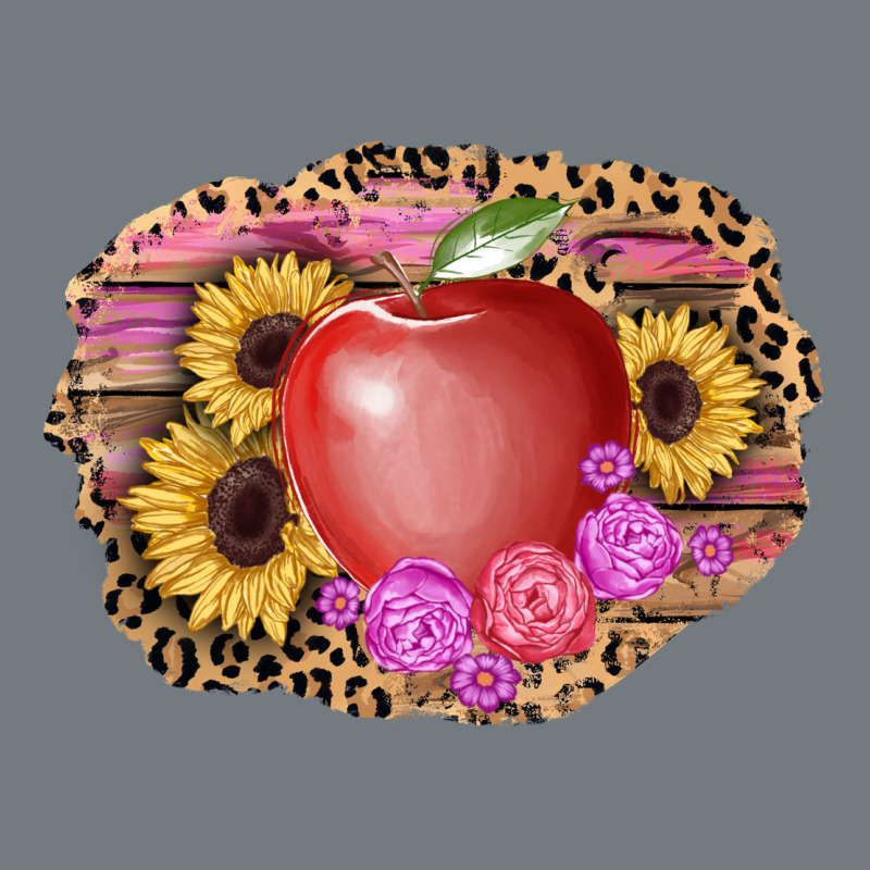 Apple Sunflower Back To School Background Heavyweight Sweatshirt by AdoDesignShop | Teevron